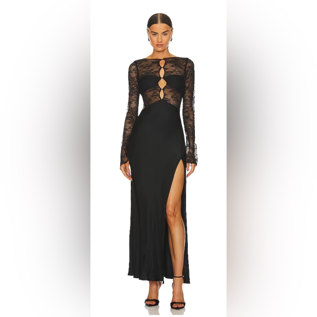 Bec + Bridge Nora Lace Long Sleeve Maxi Dress